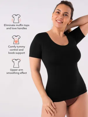 Shapermint Essentials All Day Every Day Short Sleeve Shaping T-Shirt