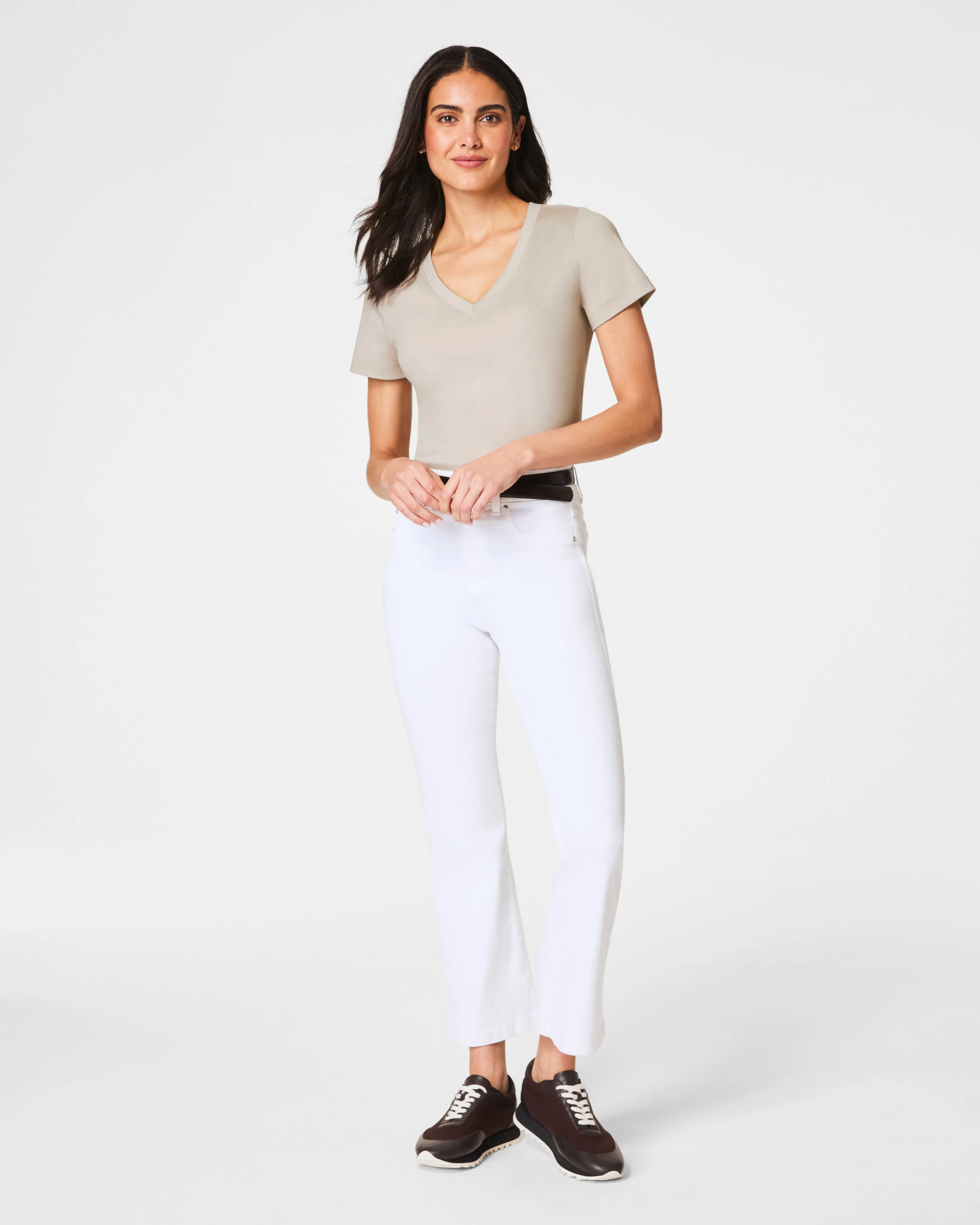 SPANX® Cotton V-Neck Tee