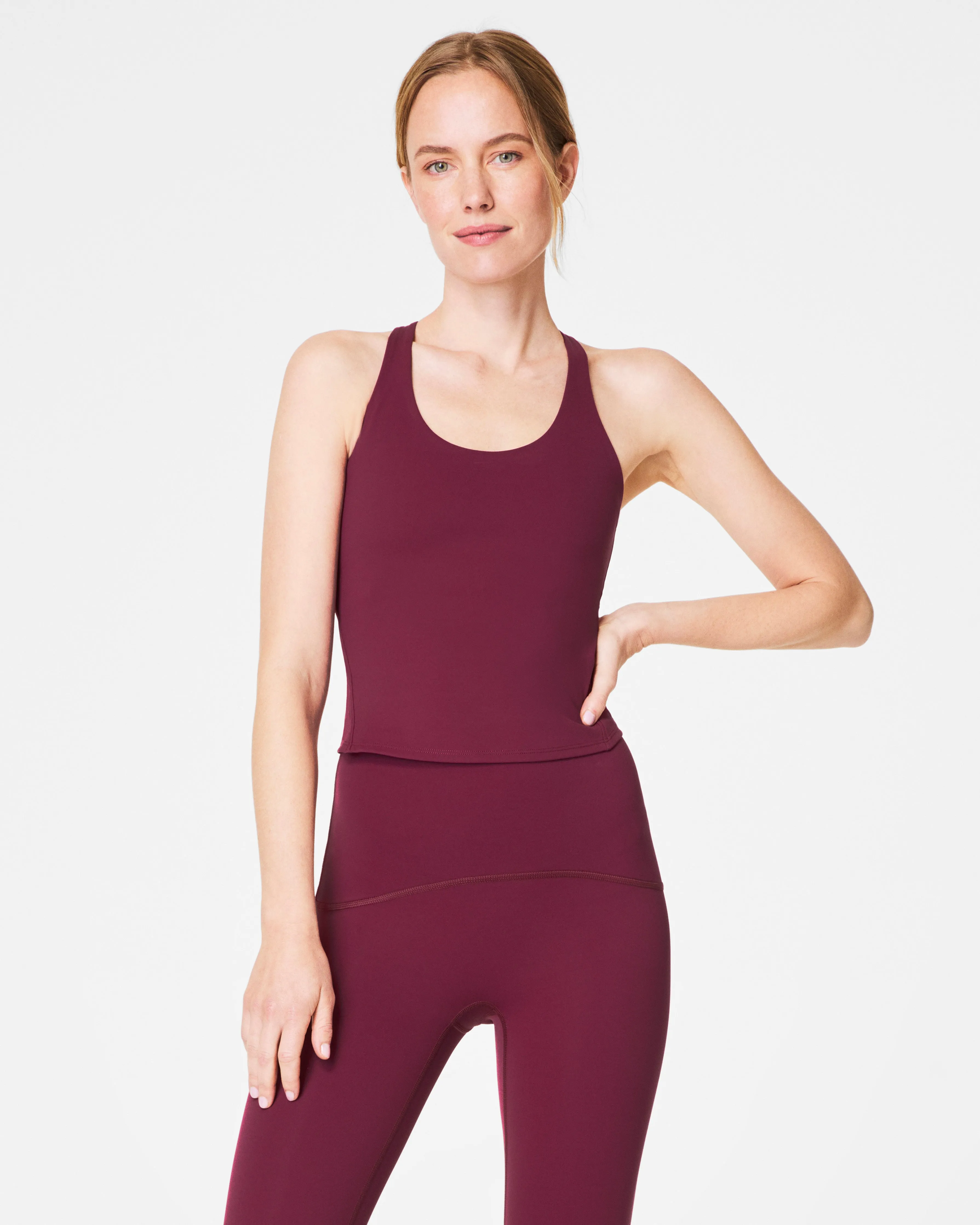 SPANX® Get Moving Contour Crossback Shelf Tank
