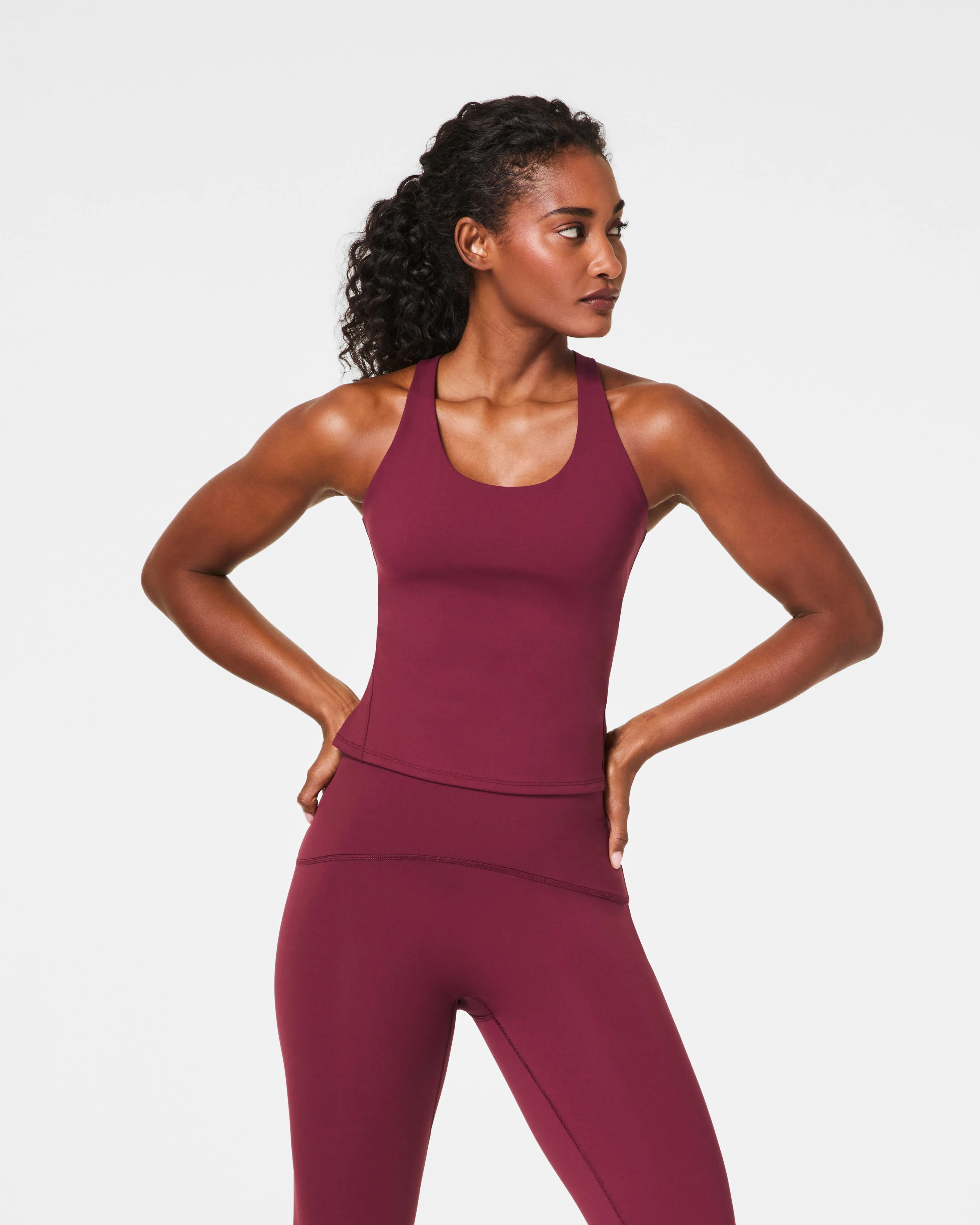 SPANX® Get Moving Contour Crossback Shelf Tank
