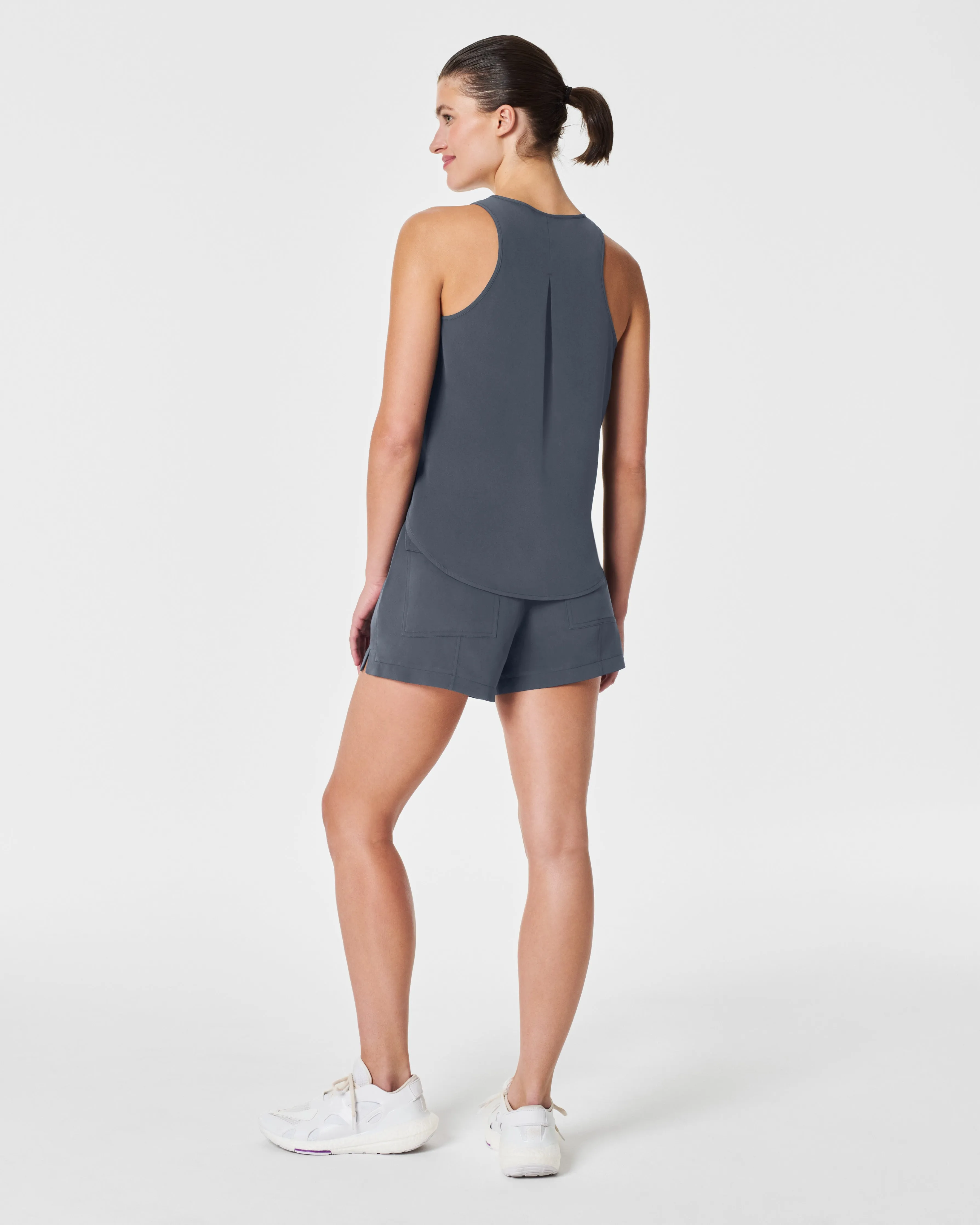 SPANX® On the Move Curved Hem Tank