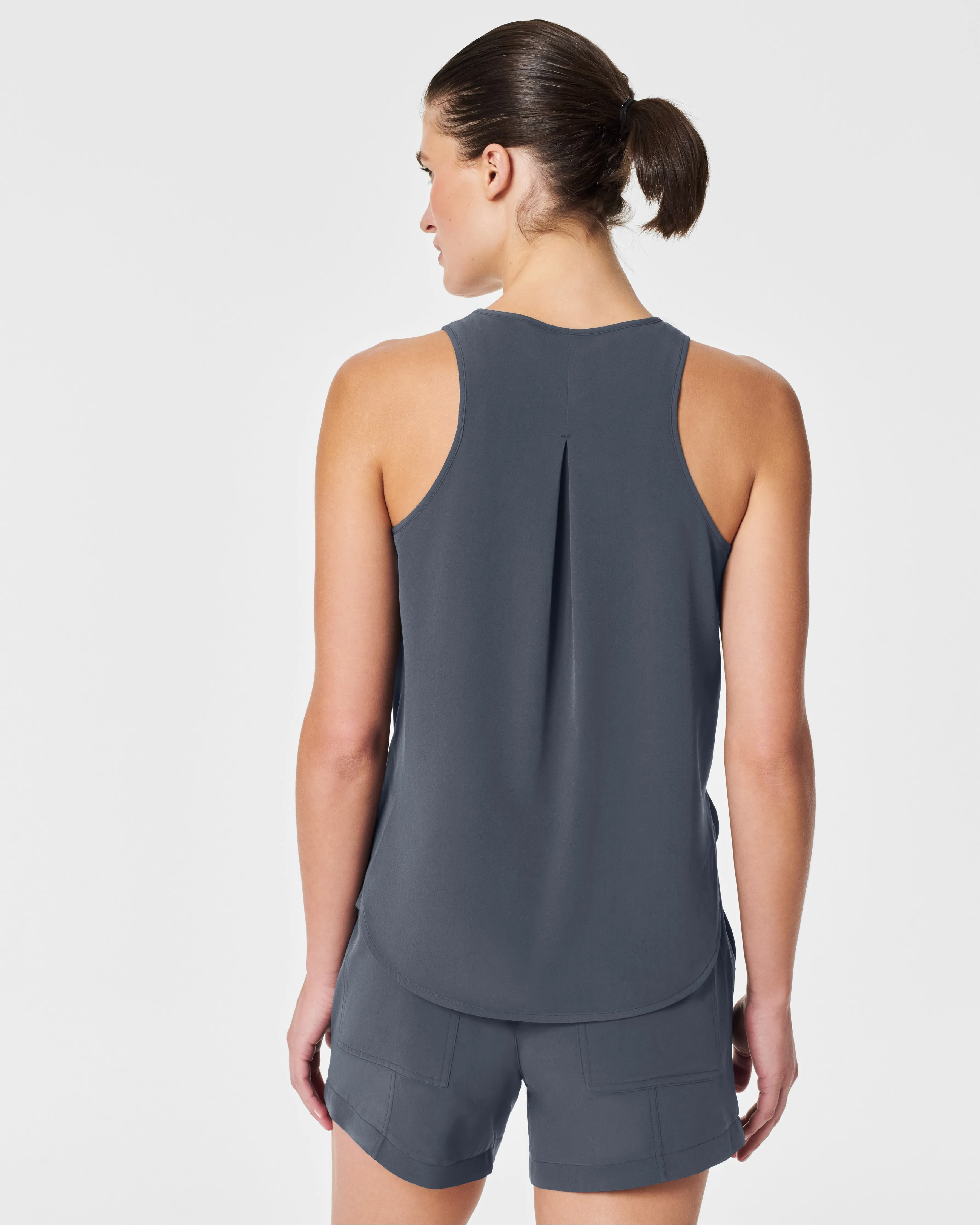 SPANX® On the Move Curved Hem Tank