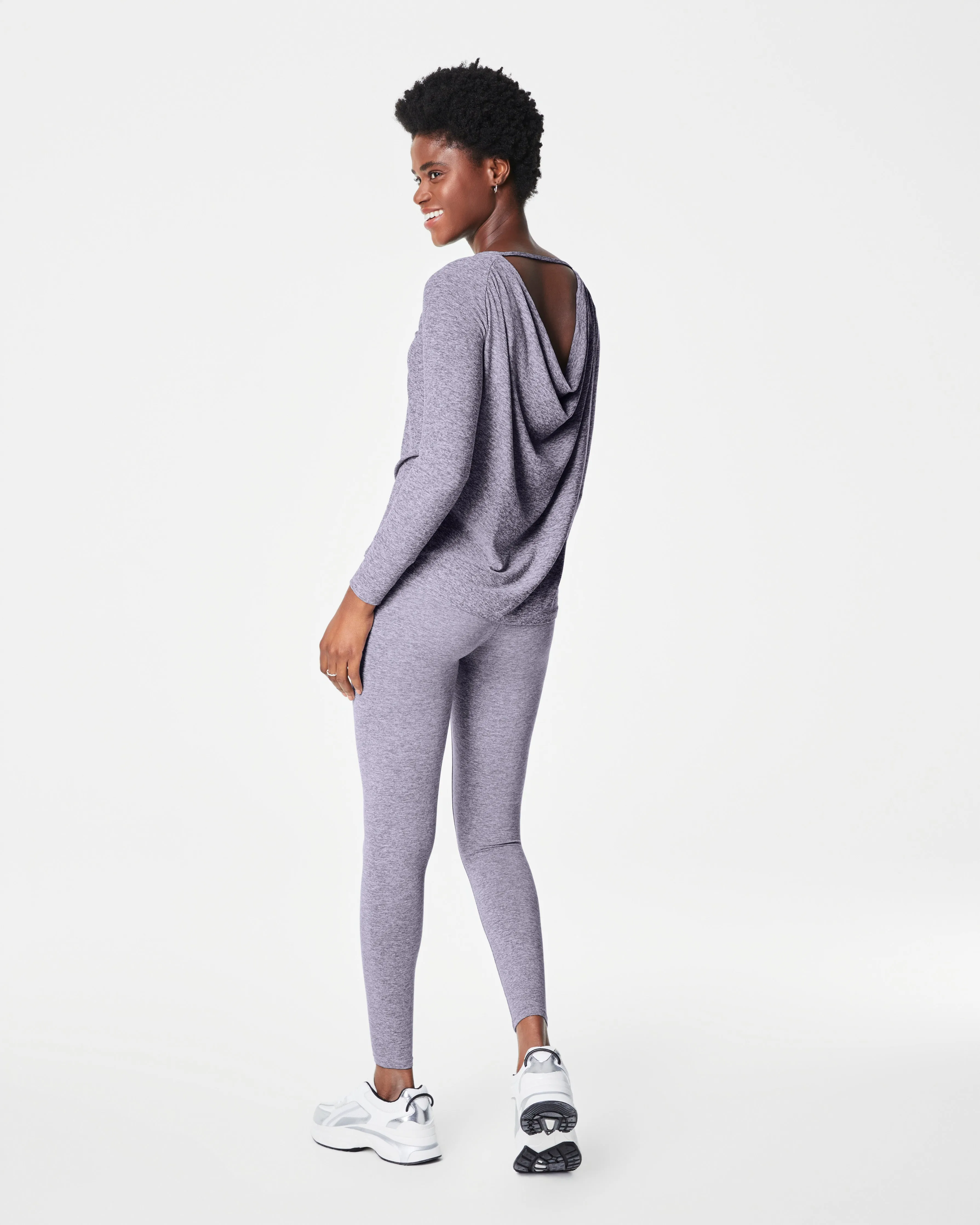 SPANX® SoftStretch Open-Back Long Sleeve Top