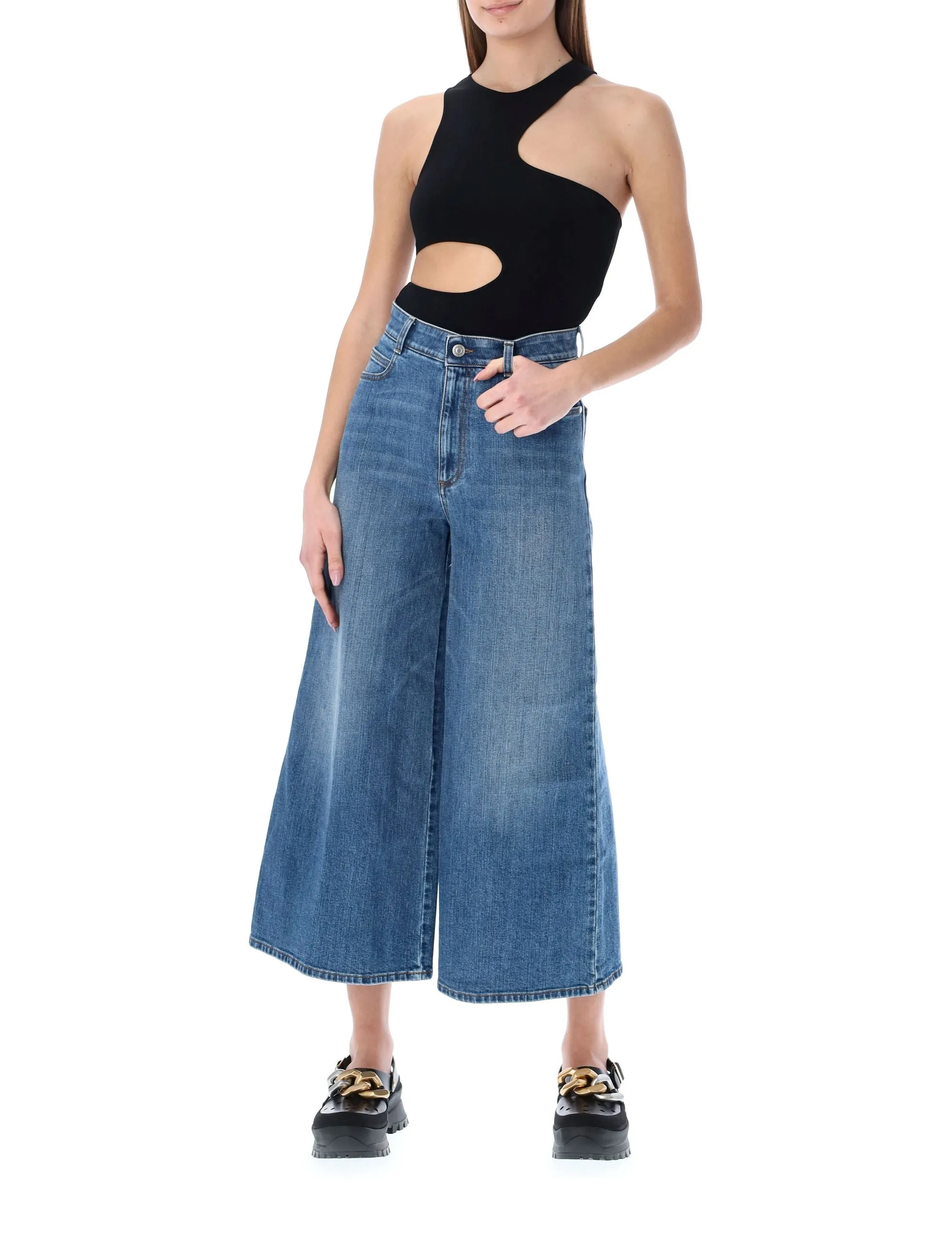 Stella McCartney Cut Out Crewneck Tank Top