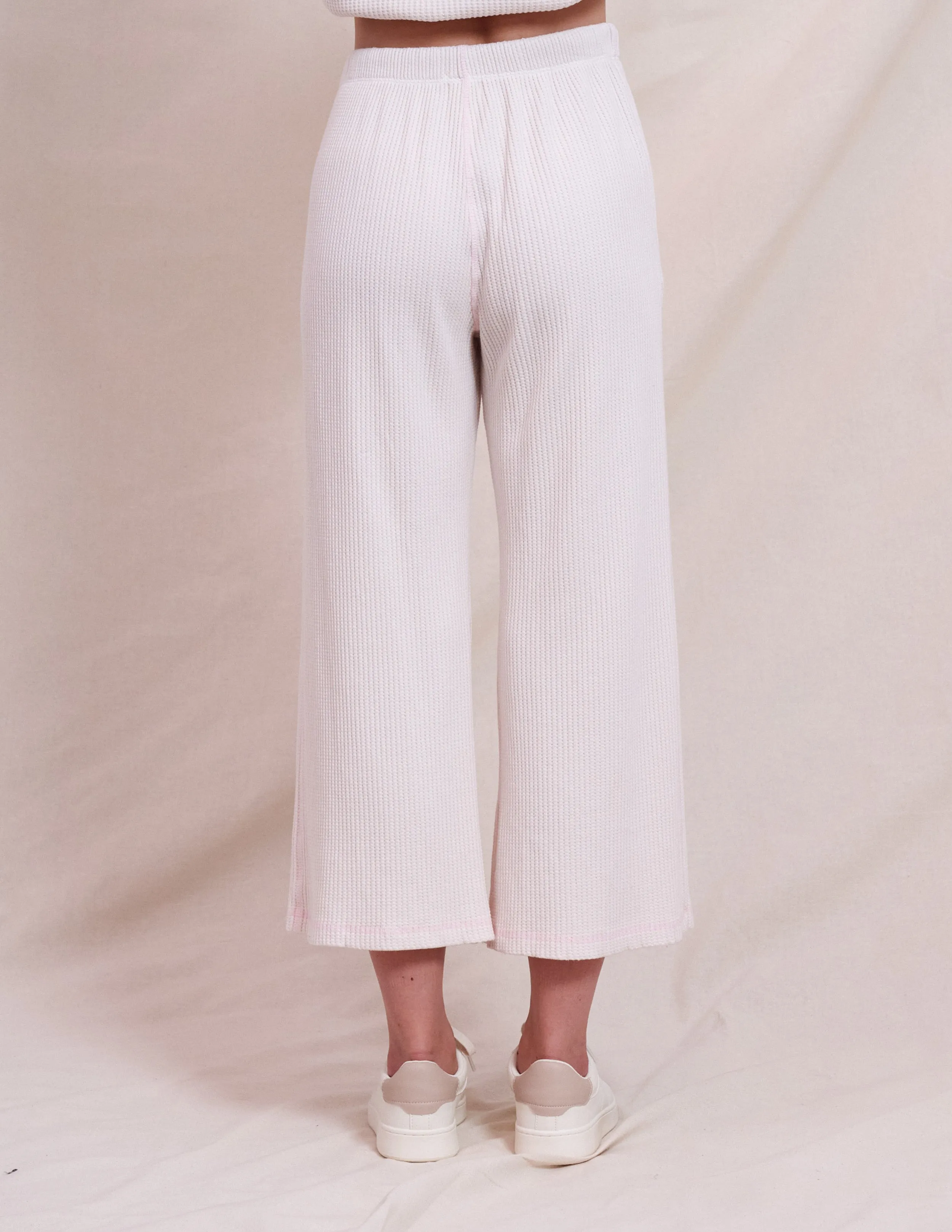 Sundry Contrast Stitch Hoodie & Stitch Pant Set in Oyster