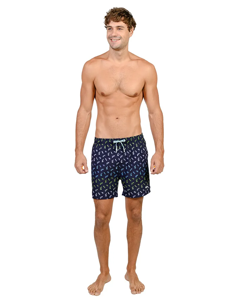 Swim Trunks With Boxer Men