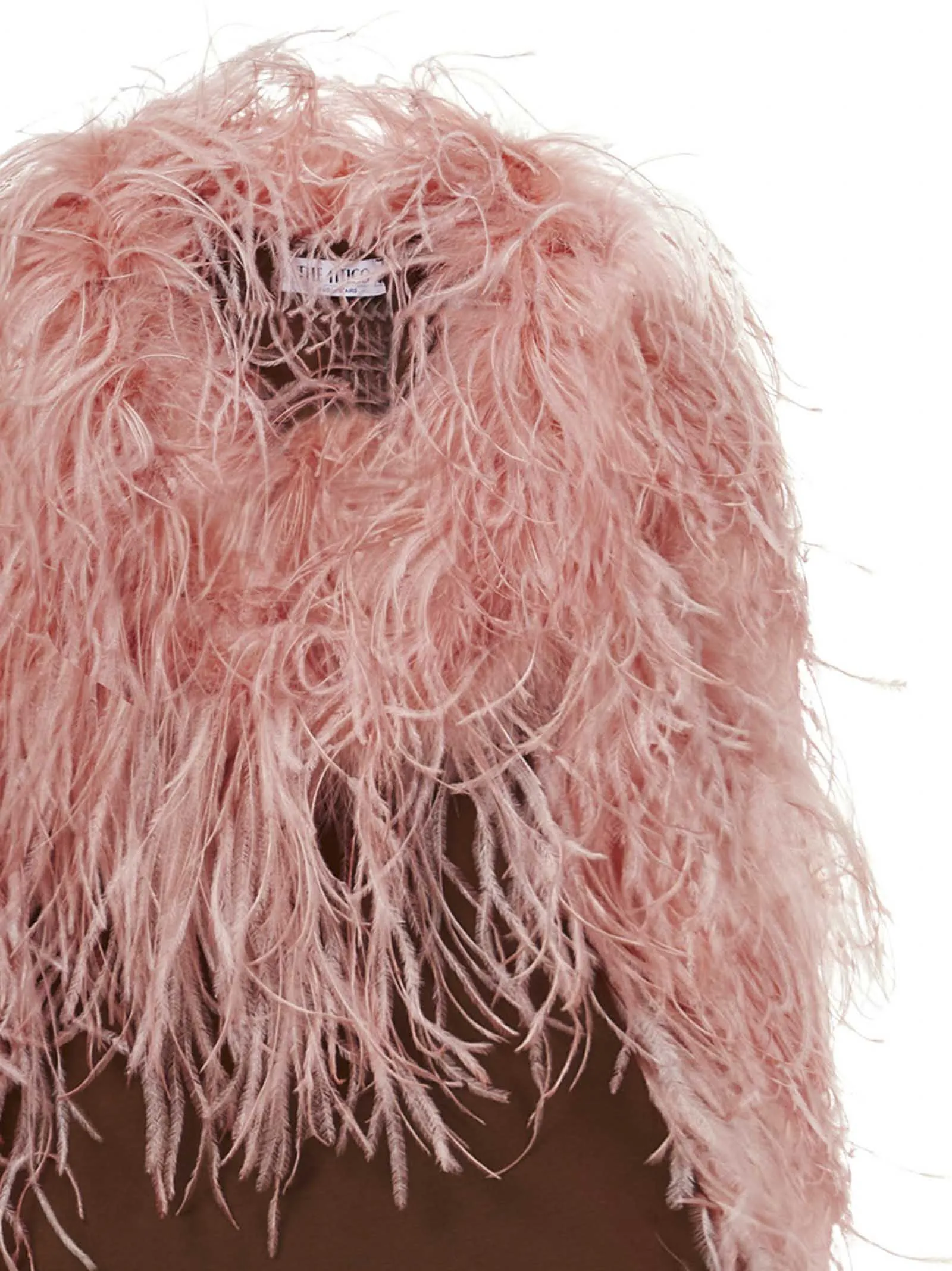 The Attico Sleeveless V-Neck Fluffy Top
