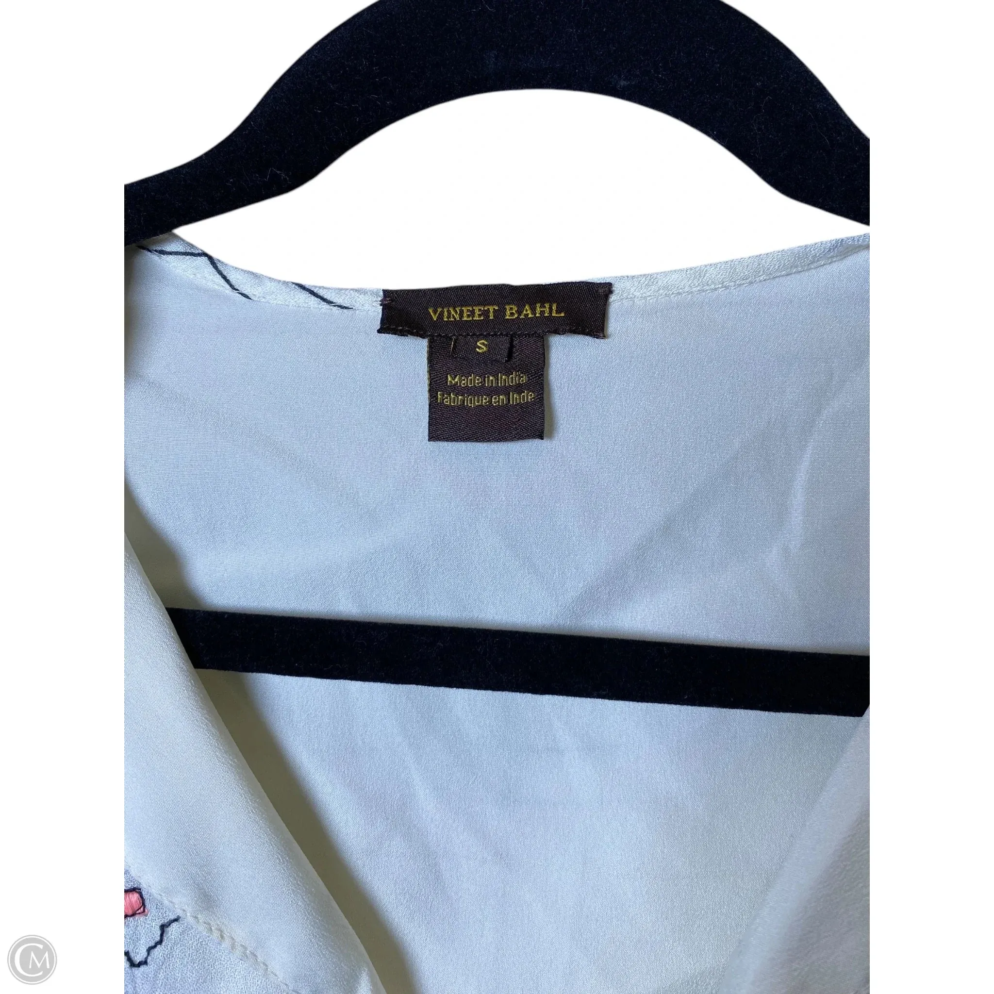 Top 3/4 Sleeve By Cmc In Multi-colored, Size: S
