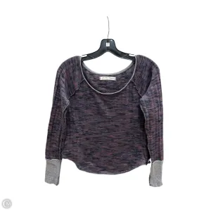 Top Long Sleeve By We The Free In Purple, Size: M