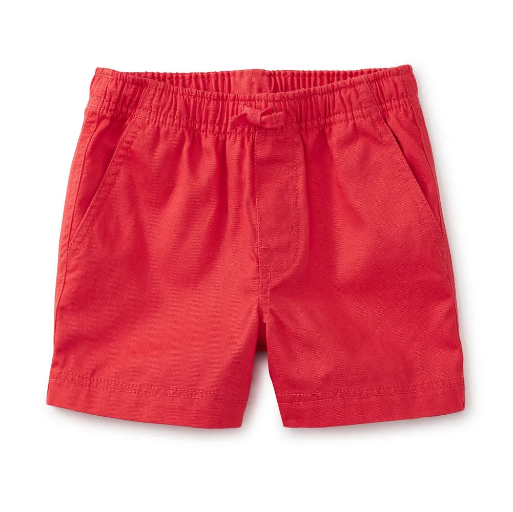 Twill Sport Shorts - Scarlet - FINAL SALE