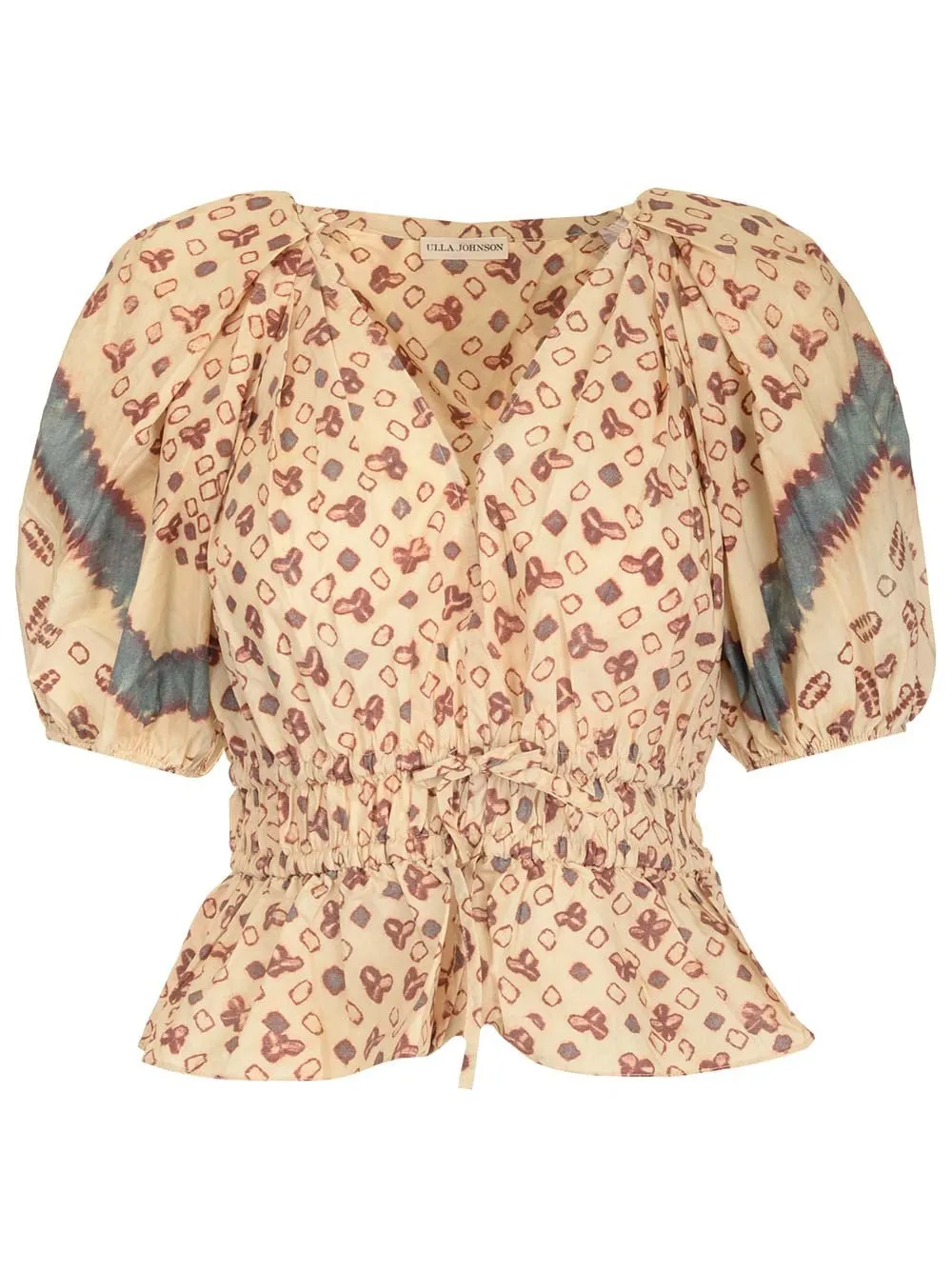Ulla Johnson Ines V-Neck Short Sleeved Top