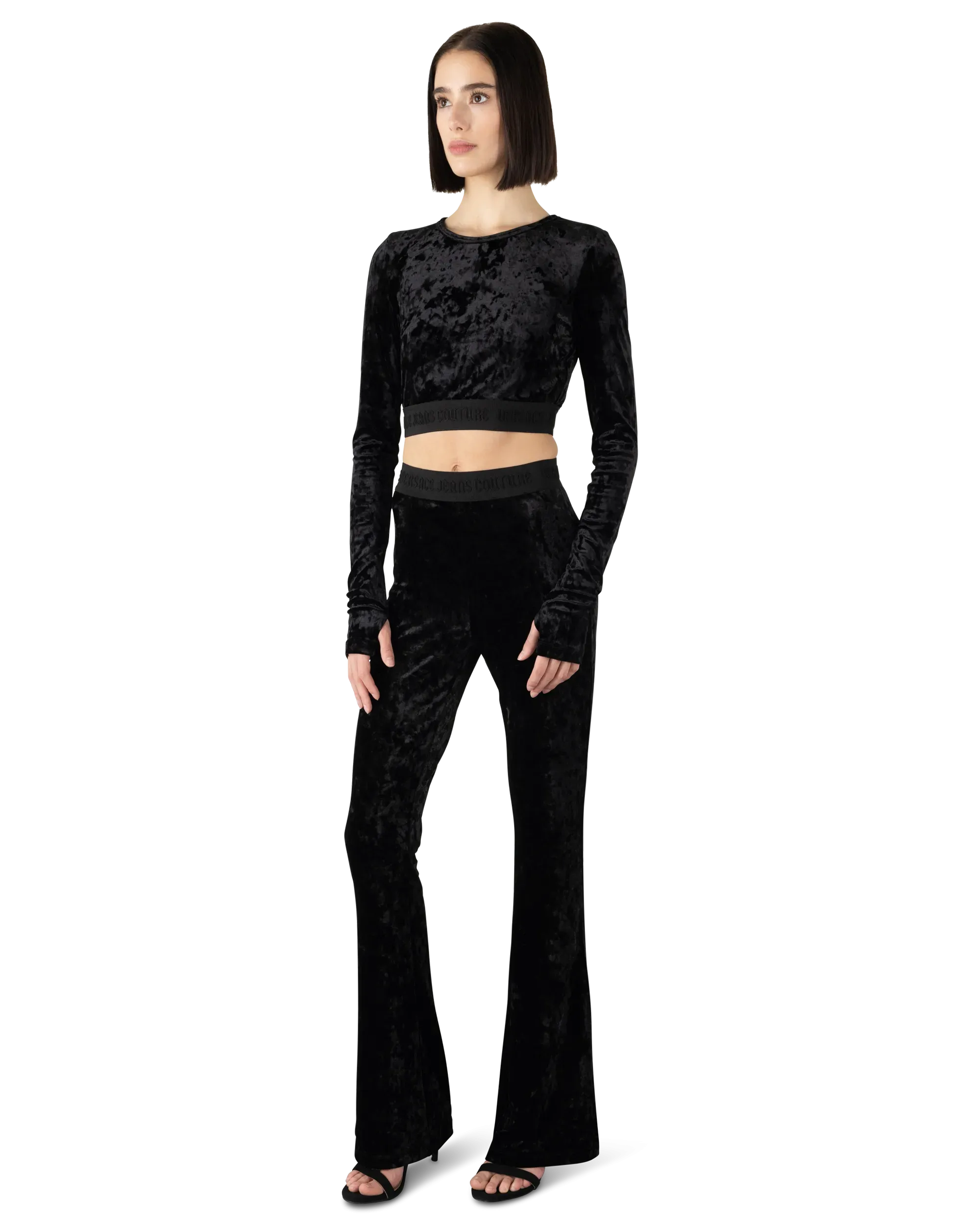 Velvet Crop Top