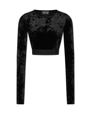 Velvet Crop Top