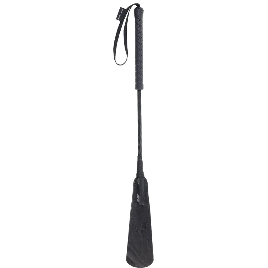 Velvet Noir Strike Riding Crop