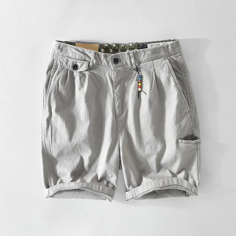 West Louis™ Summer Big Pocket Cotton Short