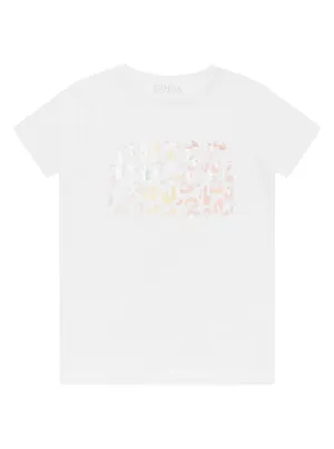 White Leopard Logo T-Shirt (2-7)