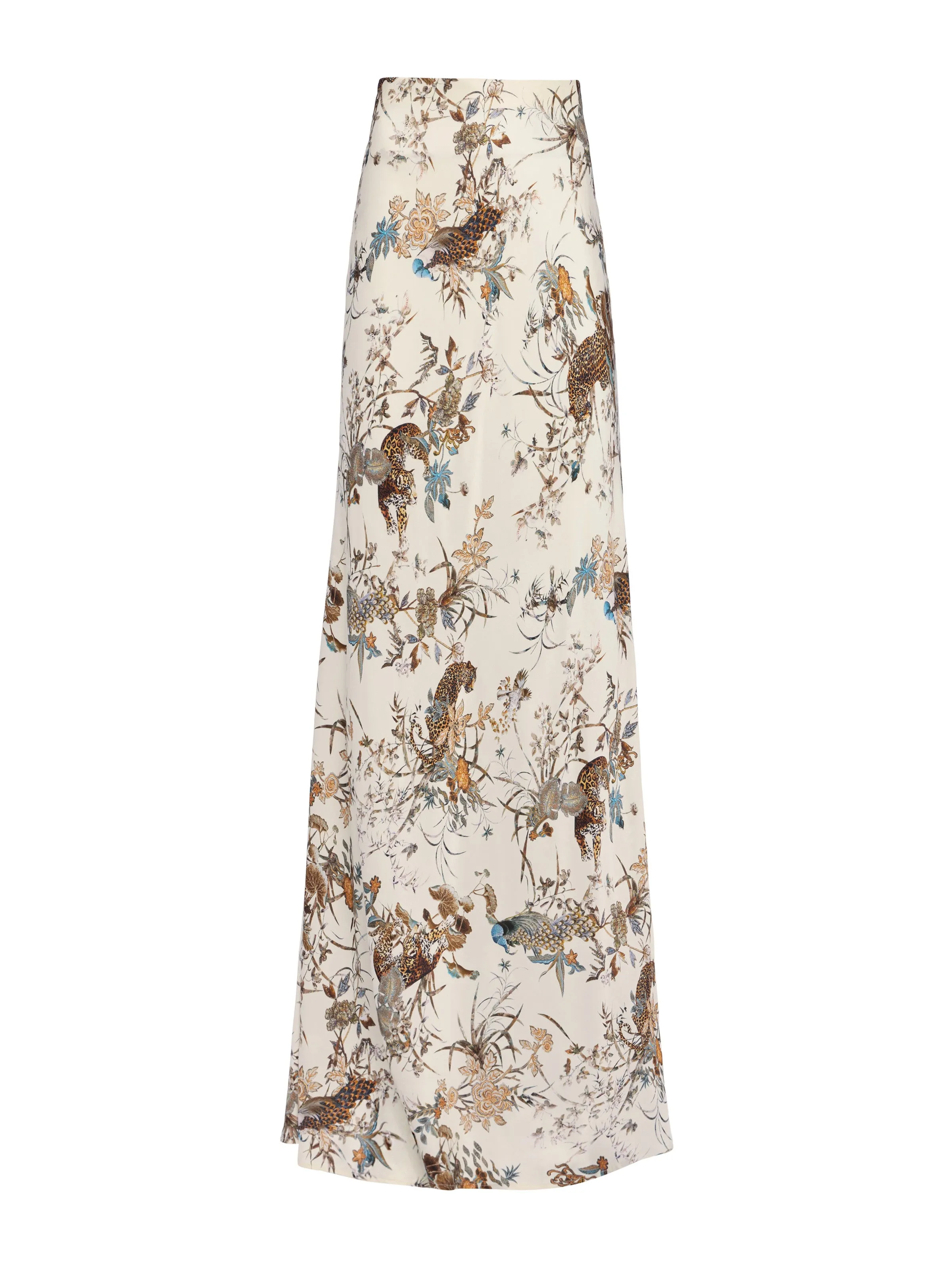 Zeta Satin Maxi Skirt